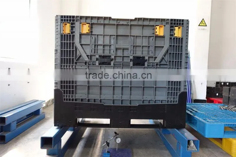 980*1140*1050 Stackable and collapisable 1-4T large plastic pallet container