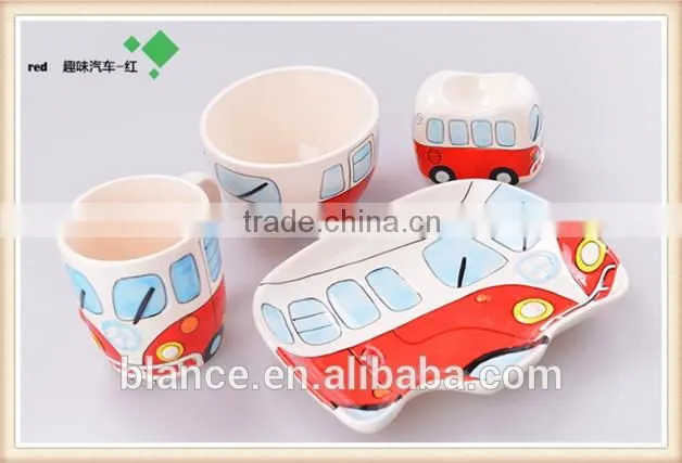 ceramic London bus dinner set for UK 2015new arrival