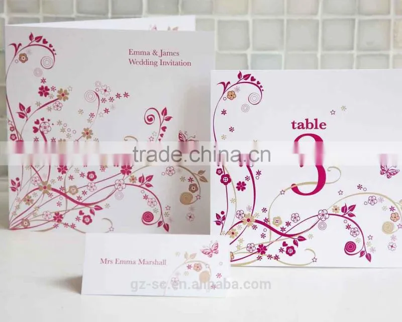Elegant wedding invitation cards, custom made cards,printed cards