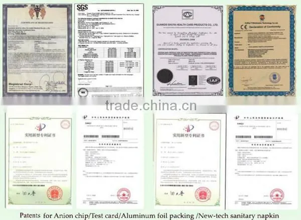 Shuya Anion charcoal panty liner healthy functional Anion chip daily use