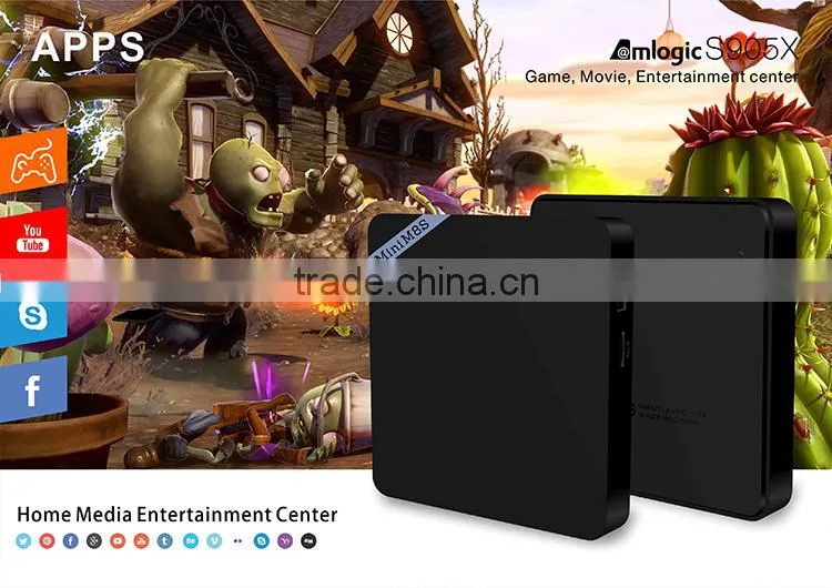 New Model Mini M8S II Android6.0 Marshmallow TV Box Amlogic S905X Quad Core 2GB/8GB Android TV Box