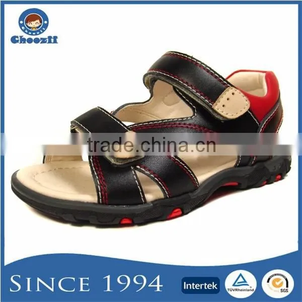 Best Selling OEM Custom Children Boys Suede Leather Sandals with Comfortable Design