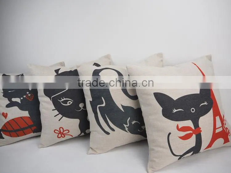 Cat Design Cushion Sofa Decorative Cushion Cover Chair Seat throw Cushion Pillow