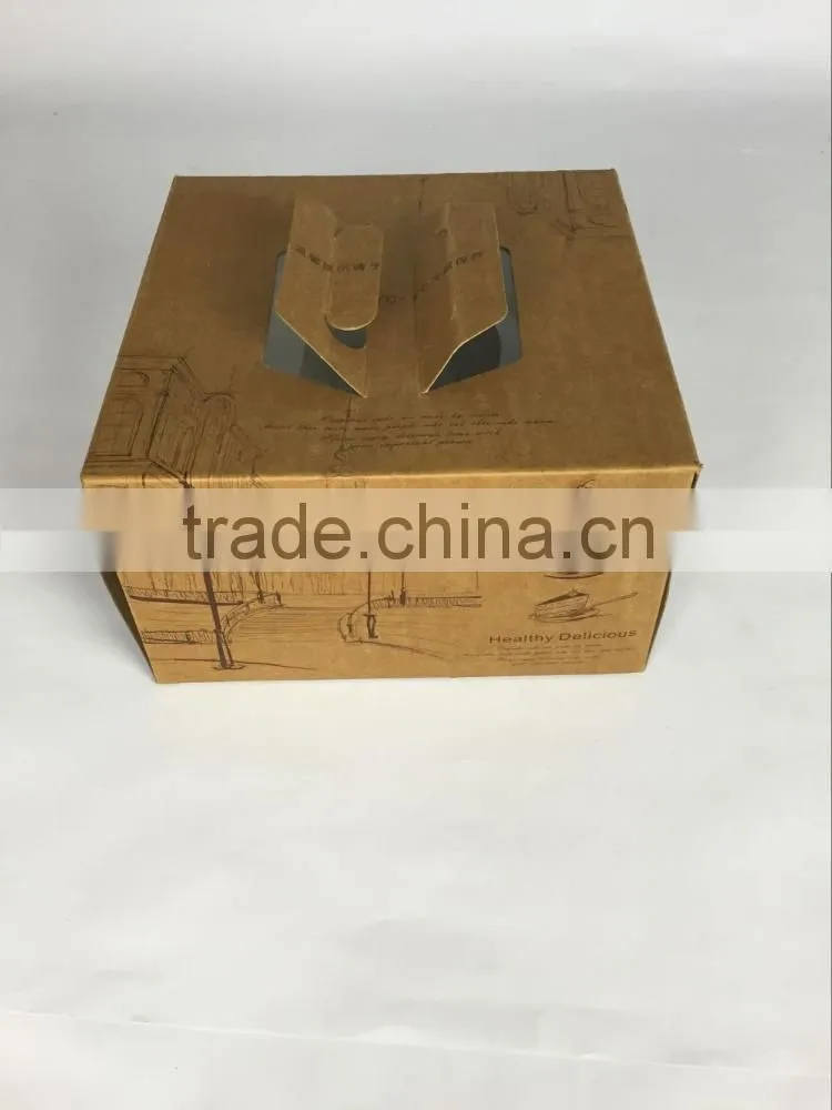 Wholesale Custom Printed Kraft Paper Food Packing Box,Recycle Brown Kraft Food Box