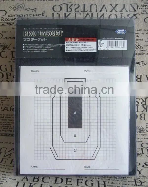 Shooting Target, customized printing paper target. China directly supply outdoor or indoor sport Target.