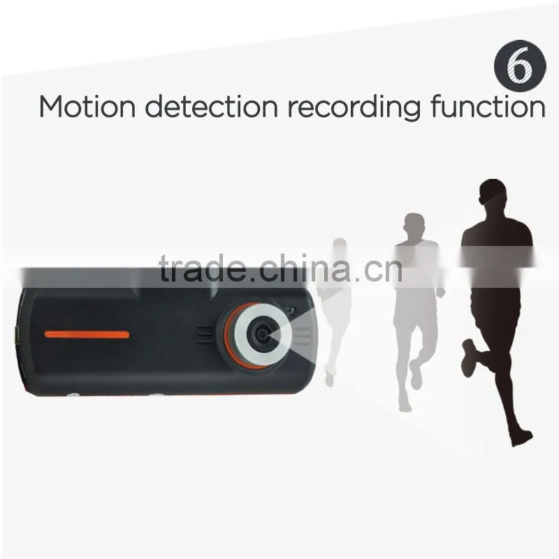 HD 2.7"screen dual camera 720p vehicle dvr car blackbox