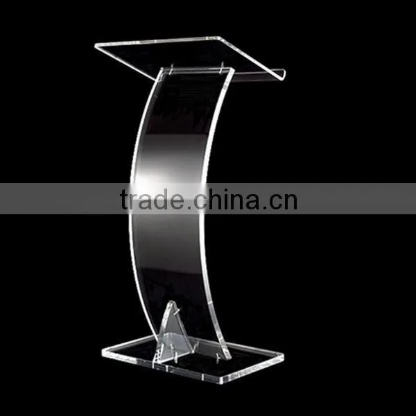 Custom acrylic podium pulpit lectern