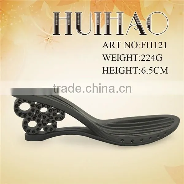 FH117 ABS high heel sole/shoe heel/shoe part