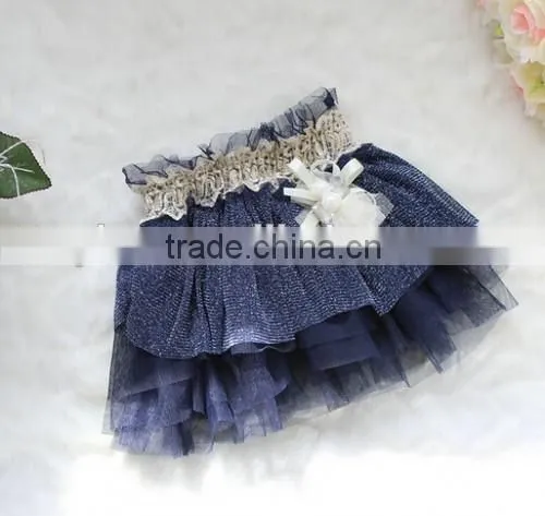 Elegant Bow Shiny Tutu Dress Pretty Design Shiny Tutu Dress
