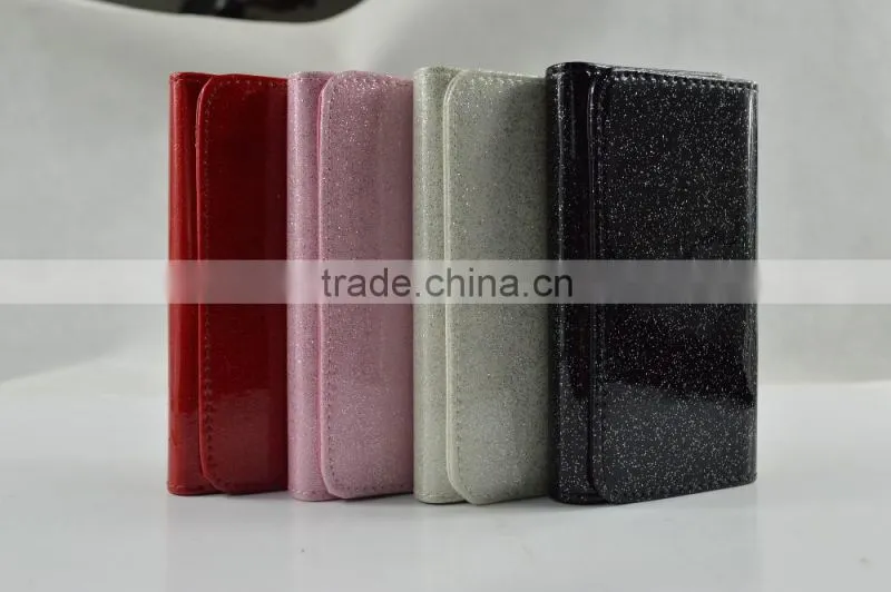 2016 Hot Sale PU Leather Case for iphone6 with triple-folded three times as fashion bag