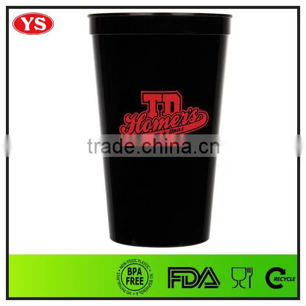 customized bulk smooth white stadium cup 22 oz