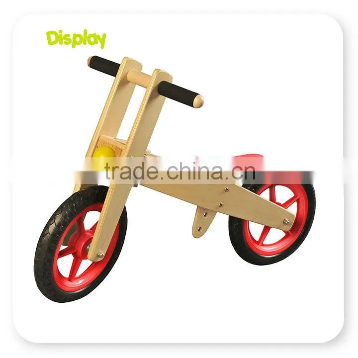 high five green forest wooden children balance bike