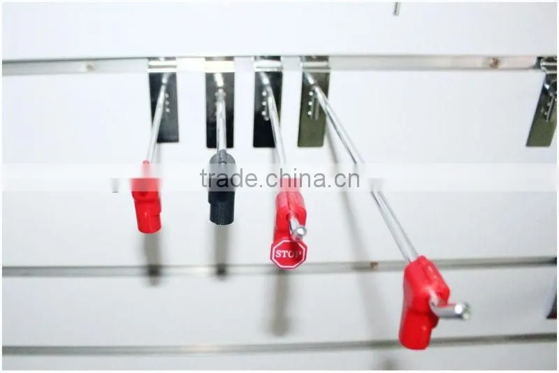 Supermarket slatwall hook accessory Anti-Theft Small Lock for Hooks
