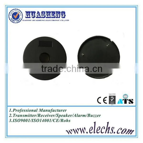 China huasheng black round piezoelectric transducer