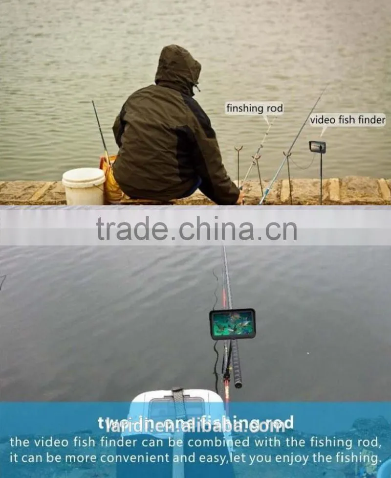 2016 New product Fish finder X3 4.3 inch monitor underwater IP7 video camera Vision fishing equipment