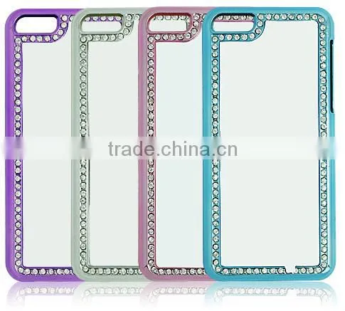 Sublimation diamond phone case for iphone6 4.7 inch,sublimation bling phone case
