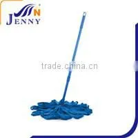 Custom refill microfiber strip cut floor cleaning mop head with Italian thread