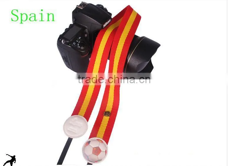 Cheapest straps LYNCA LK series manufacturer camera strap Spain national flag camera strap