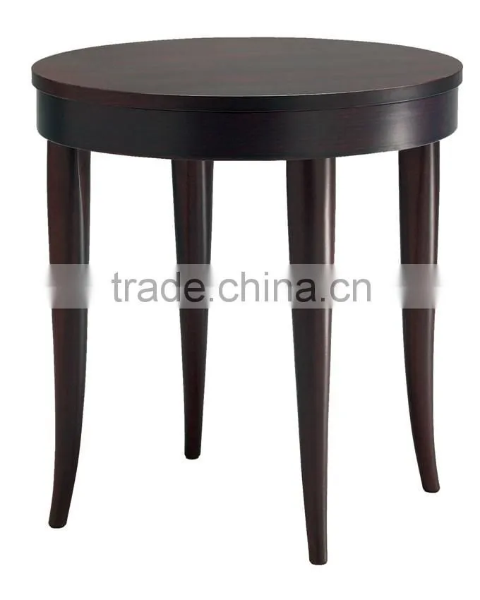 Factory price restaurant hotel wooden dining round table designs