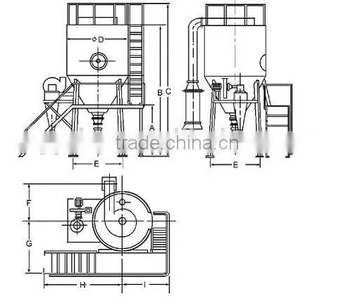 Spray Drying Equipment Type and New Condition high-speed centrifugal / centrifuge spray dryer