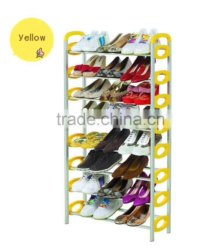 Free Standing 8 Tier Shoe Tower Rack Organizer Space Saving Storage New