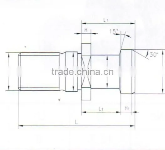 ISO/DIS7388/2-1984A pull stud