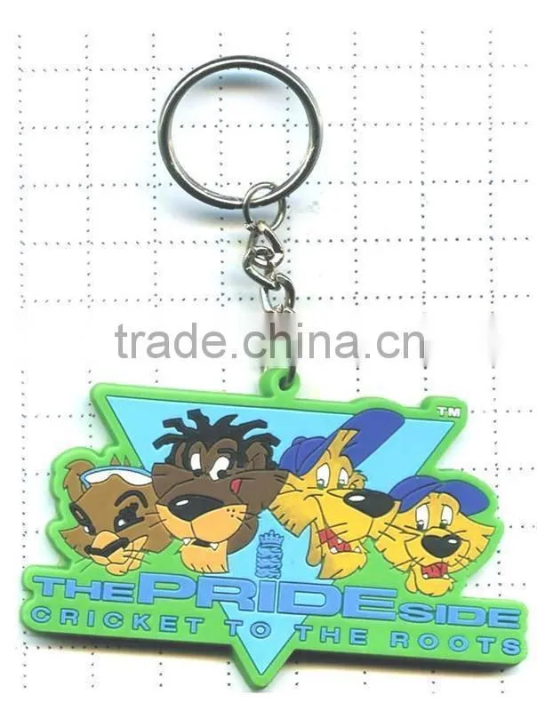 wholesale promotional custom PVC key holder