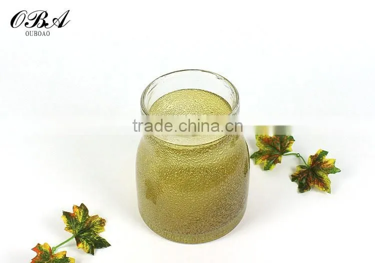 Hand-blown Retro Bubble Glass Vase , Cheap Create Murano Arts Vase for Desktop Decoration