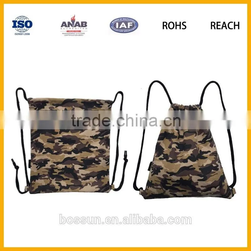 Promotional Custom Printed String Bag Sport Drawstring Bag for GYM