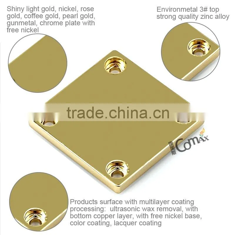 Factory supply custom metal logo plate for handbags