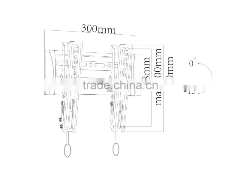 lcd tv wall bracket for 17"-42", factory supply tv mounting bracket