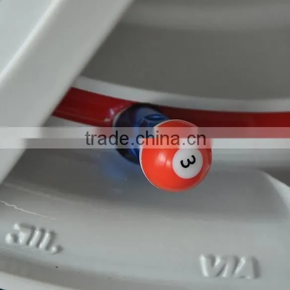 Hot sale nice performance anti dust billiards no 3 car tire valve cap