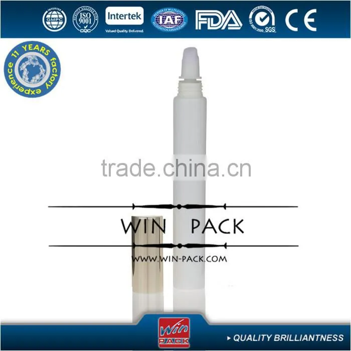10ml 15ml round tube with aluminum cap,lipgloss tube,make up tube