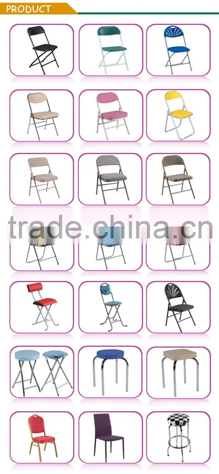 No Folded and Dining Room Furniture Type metal dining chair KP-DC022