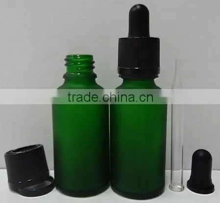 5ml 10ml 15ml 20ml 30ml frost glass e liquid dropper bottle with child proof cap