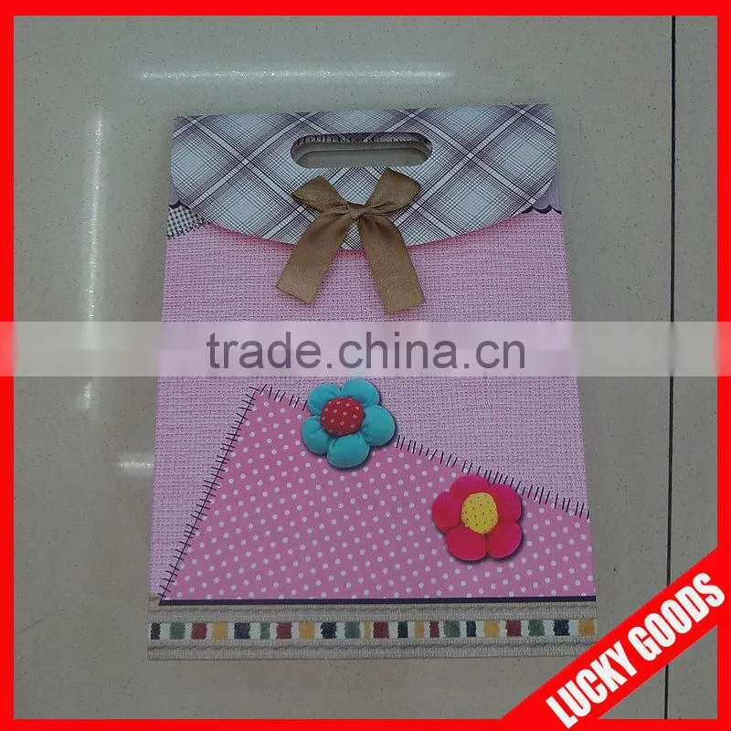 2013 natural recycle custom printed paper bags