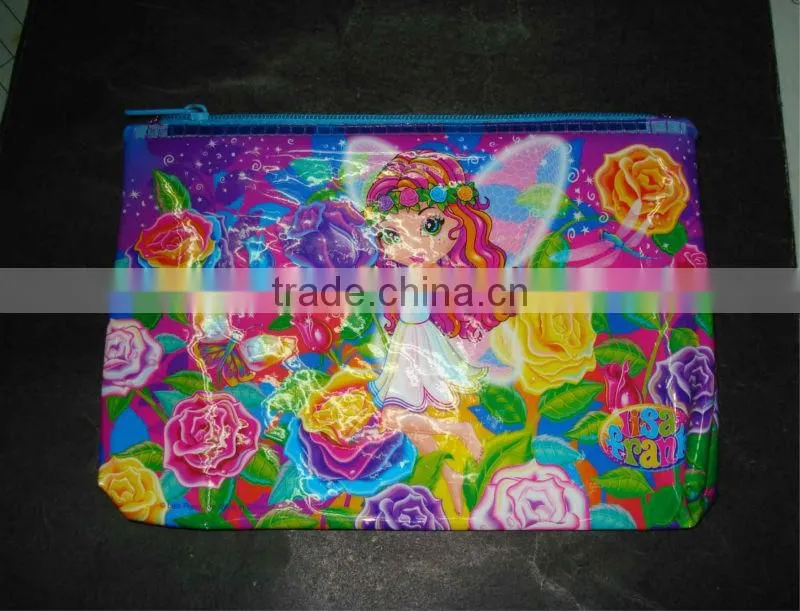 cute cartoon Pencil bag with zipper