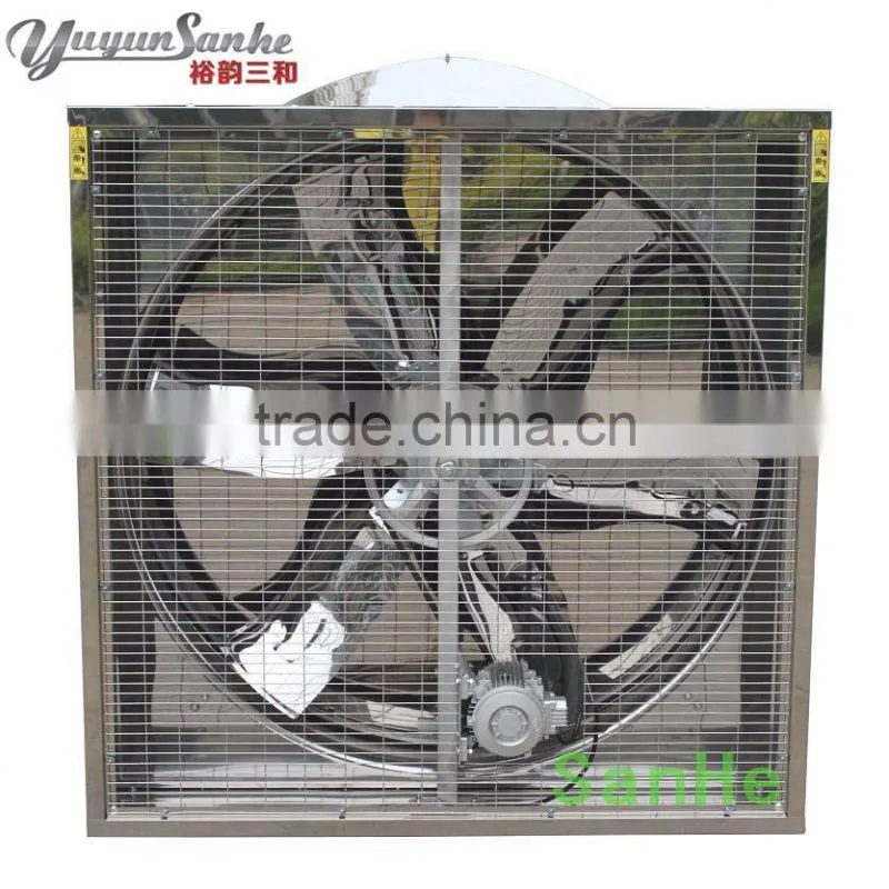 Poultry Farm stainless steel butterfly type cone exhaust fan with CE certificate
