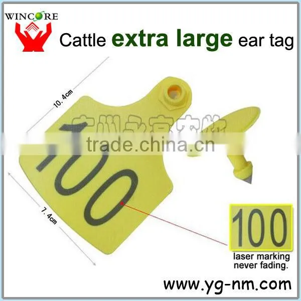 TPU CATTLE LARGE/EXTRA LARGE EAR TAG FOR COW
