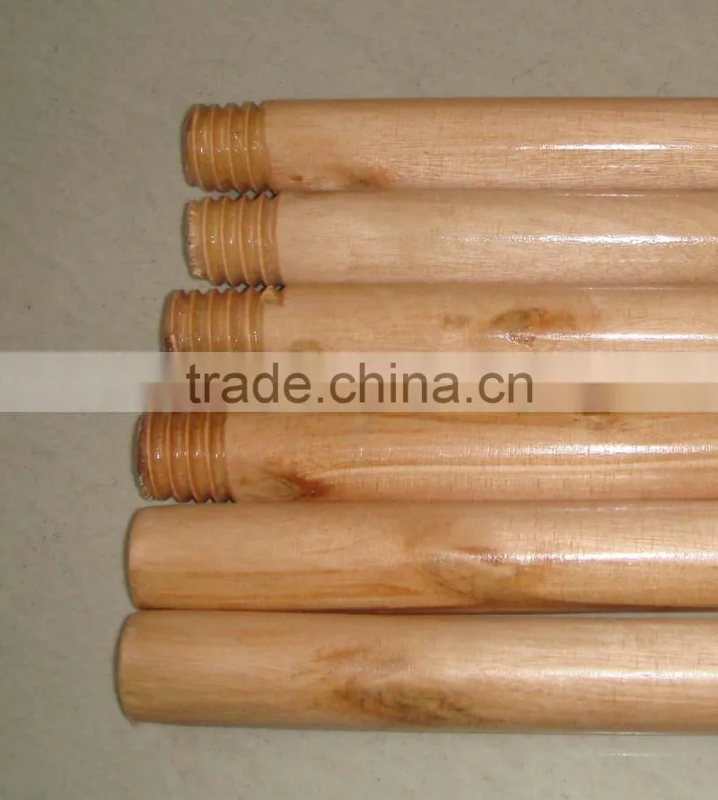 Wooden broom stick produce completely natural, no PVC coated origin of Vietnam