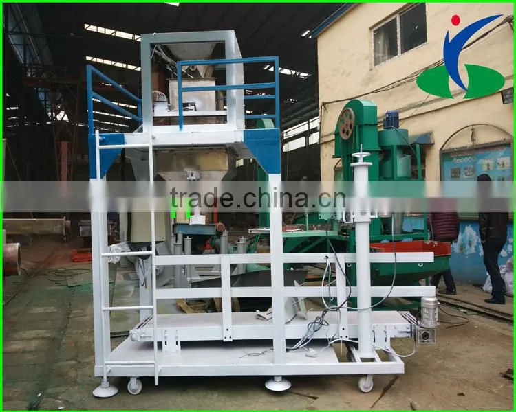 DCS-50kg Stainless steel weighting bagging machine for rice