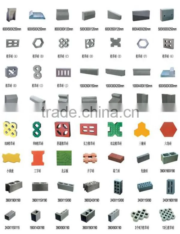 China Block Machine QTJ4-26A Fully Automatic Big Concrete Brick Making Machine