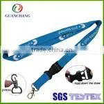 Custom retractable id badga card holder with clip lanyard