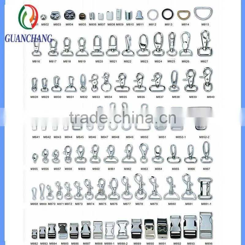 custom dongguan lanyard accessories,metal buckle