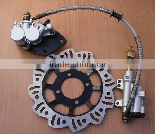 Footbrake Master Cylinder Rear Brake Pads Disc For 110cc 125cc Dirt Pit Bike