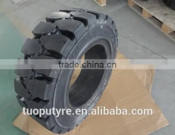 28x9-15 pneumatic-shaped solid forklift tires with rim 7.00