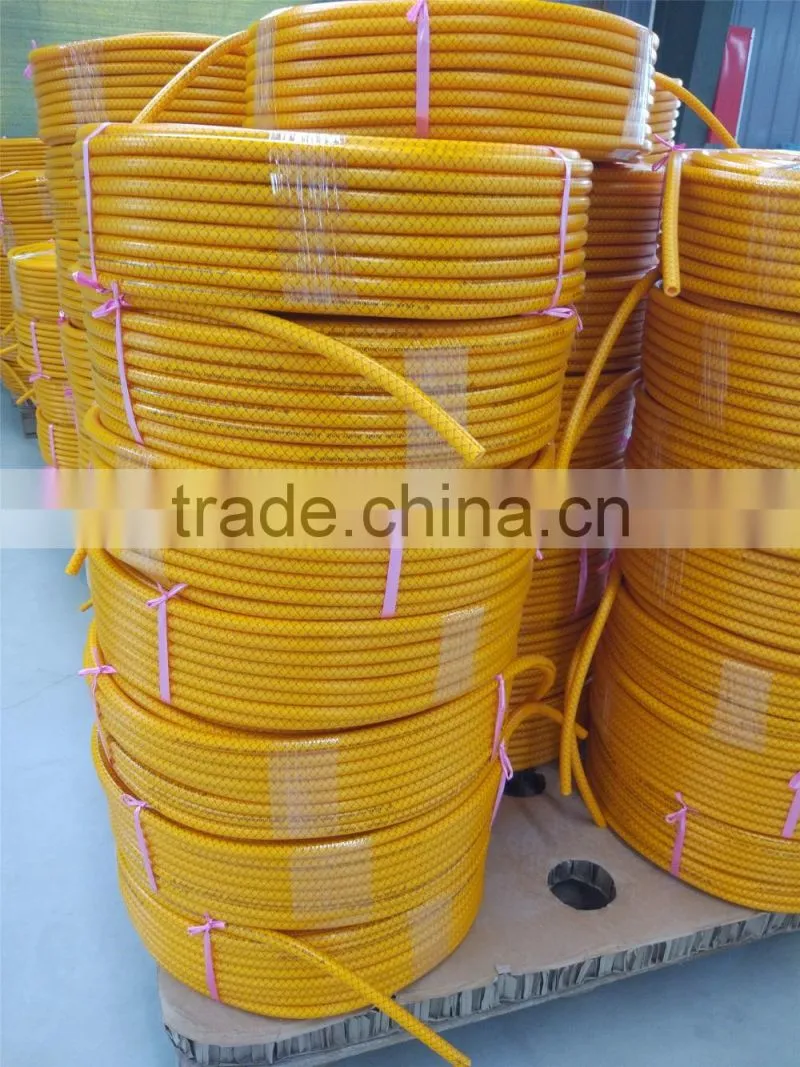 3 Layers PVC High Pressure Hose, PVC Reinforced Braided Hose for Agricultural Spraying