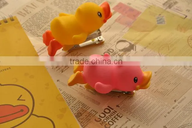 hot selling Silicone stapler with clock with high quality, various color ,custom logo,OEM orders are welcome