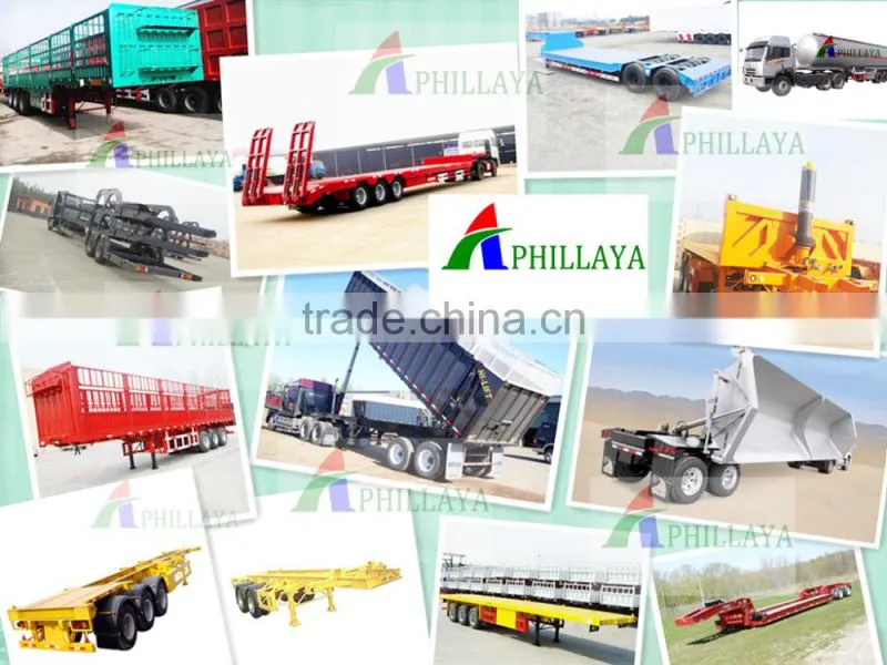 Heavy commercial vehicles 3 axles container transport skeleton semi trailer with twist lock