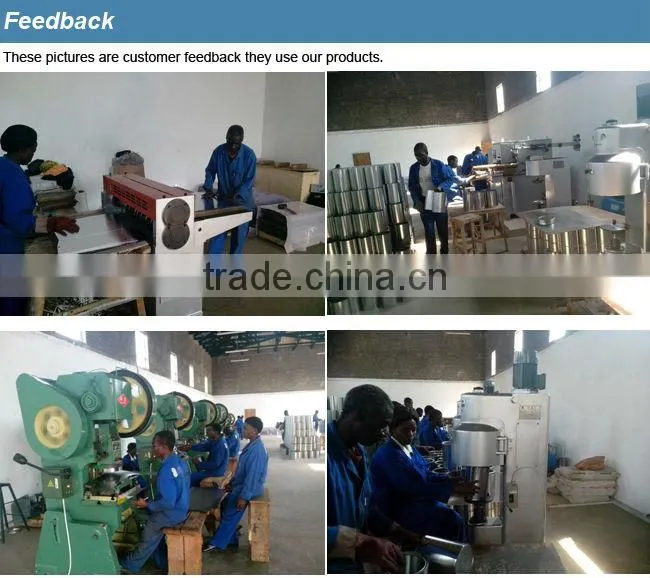 1-4L Rectangular metal oil can machinery